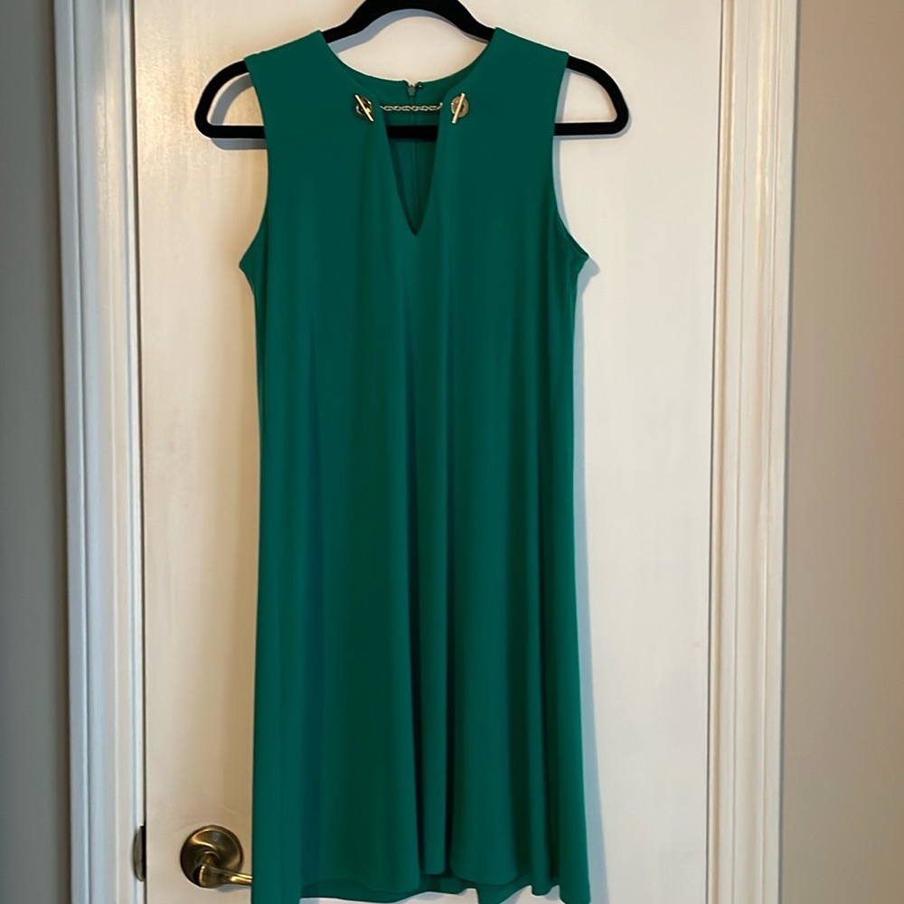 Calvin Klein Kelly Green Knit Shift Dress 2